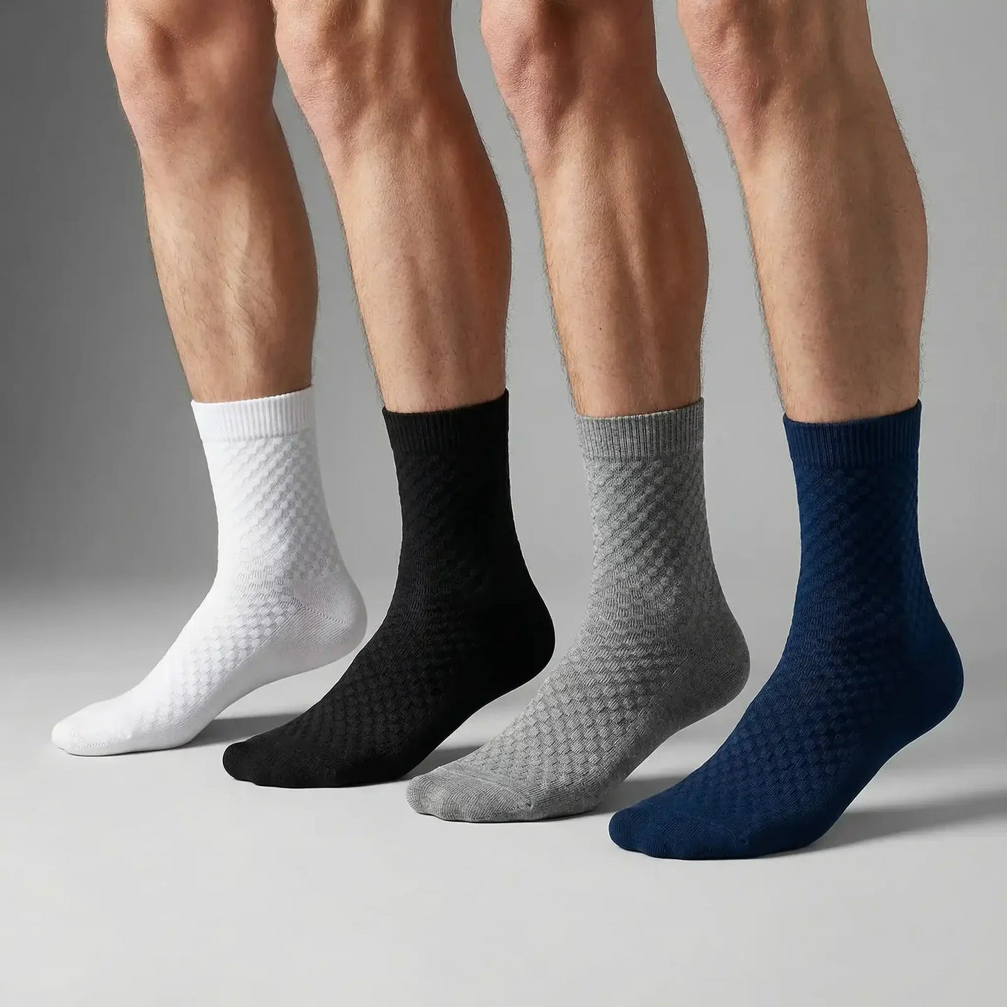 Chaussettes mi-hautes premium Zyricx™ en fibre de bambou