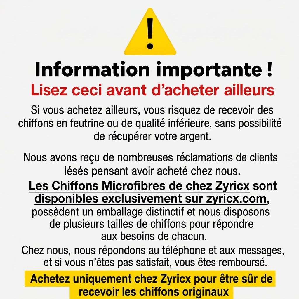 5 Chiffons Microfibres + 5 Offerts