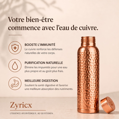 Gourde en Cuivre | L’Eau Purifiée Naturellement, Sans Plastique
