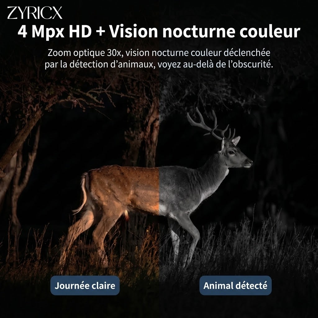 Caméra Extérieure Solaire 4G – Sans Wi-Fi