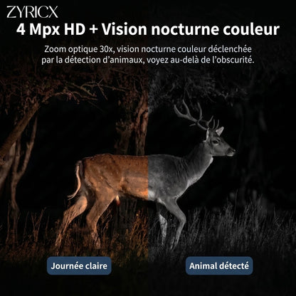 Caméra Extérieure Solaire 4G – Sans Wi-Fi