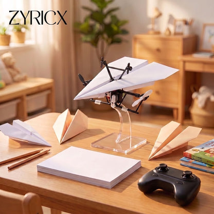 Le premier avion téléguidé en vrai papier
