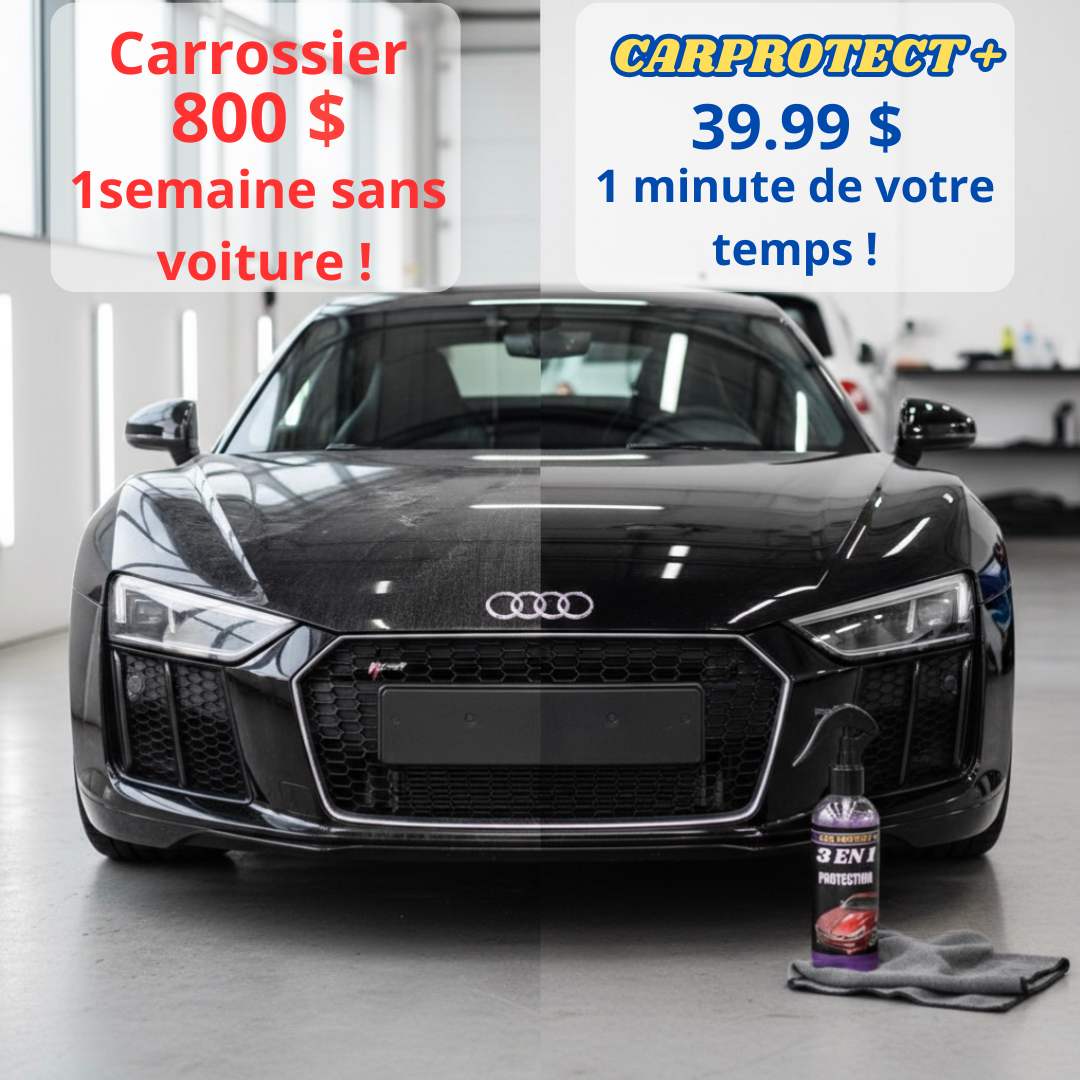 CarProtect+ – Spray Verre Liquide Anti-Rayures & Ultra-Brillance