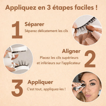 Faux cils magnétiques Zyricx™ sans colle