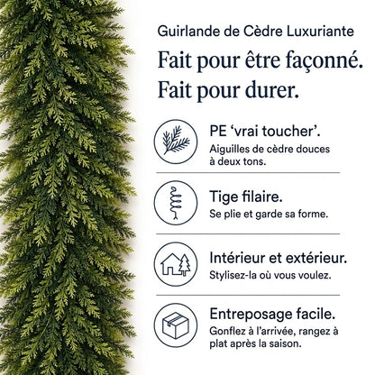 Guirlande de Cèdre Luxuriante