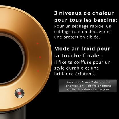 Zyricx™ AirPro 5-en-1 — Sèche-cheveux Haute Performance