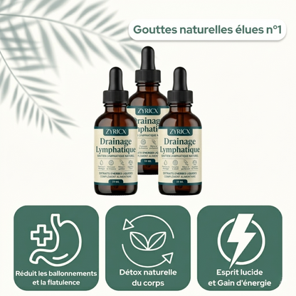 Gouttes de bien-être pour le drainage lymphatique