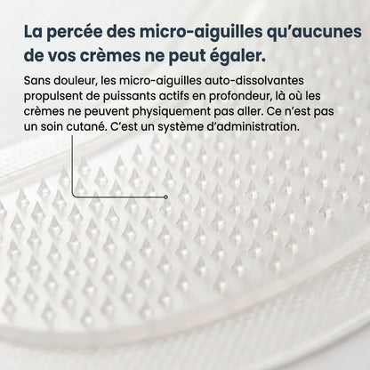 Patchs à micro-pointes pour le contour des yeux