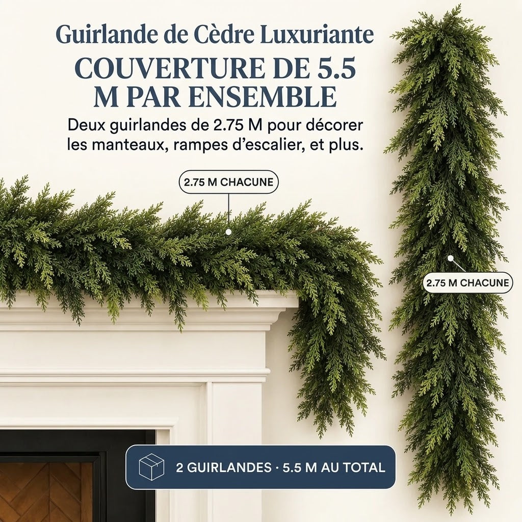 Guirlande de Cèdre Luxuriante