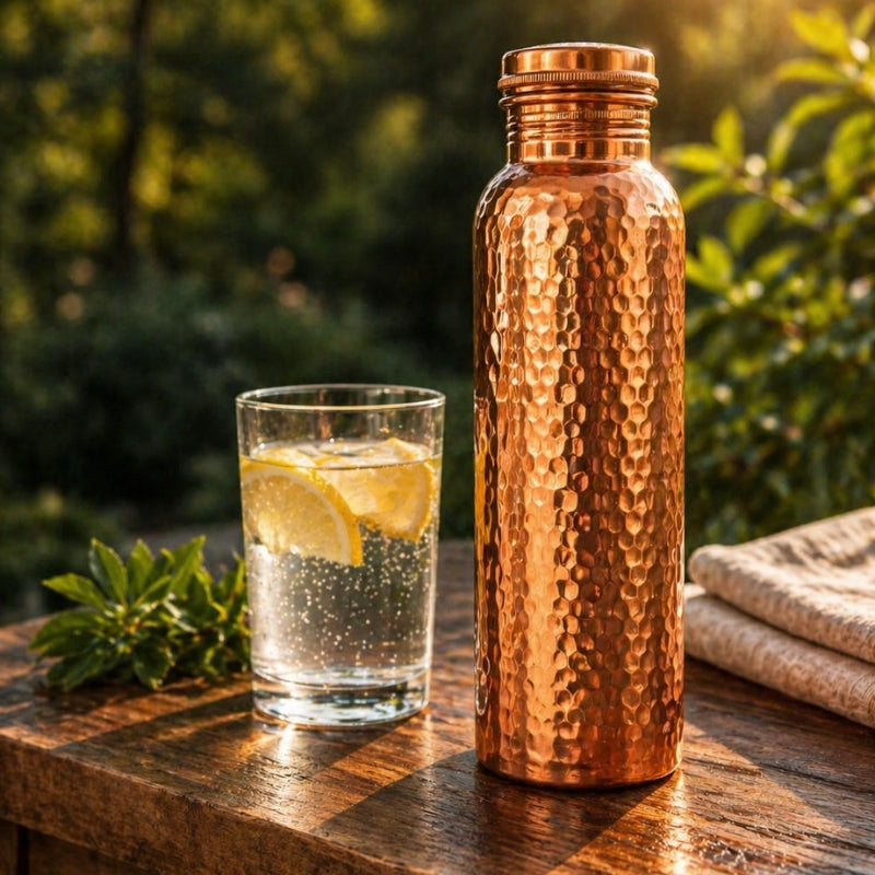 Gourde en Cuivre | L’Eau Purifiée Naturellement, Sans Plastique
