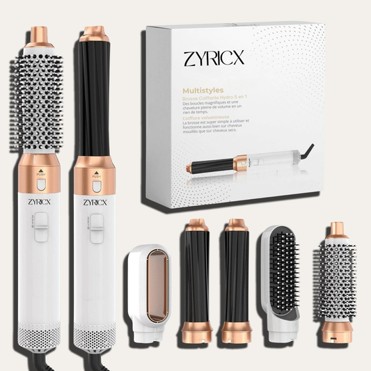 ZYRICX™ – Brosse Coiffante Multistyles 5 en 1 Pro