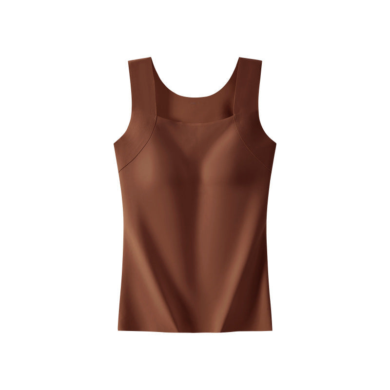 Débardeur avec soutien-gorge intégré et maintien frontal