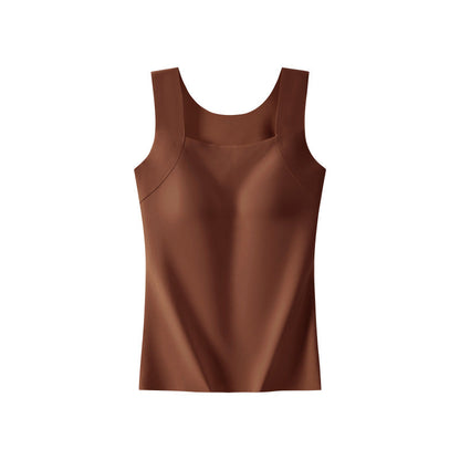 Débardeur avec soutien-gorge intégré et maintien frontal