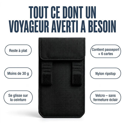Le Portefeuille de Voyage Invisible 3-en-1