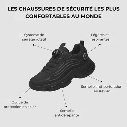 1+1 GRATUIT ZYRICX® S3 Pro — Chaussures de sécurité ultra-légères pour un confort absolu toute la journée