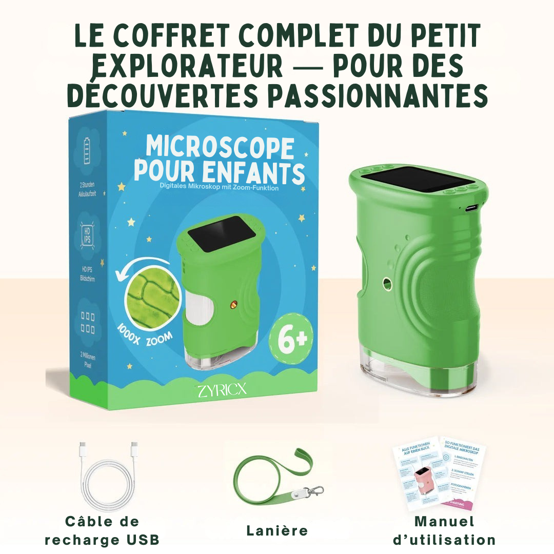 Microscope d’aventure® pour enfants