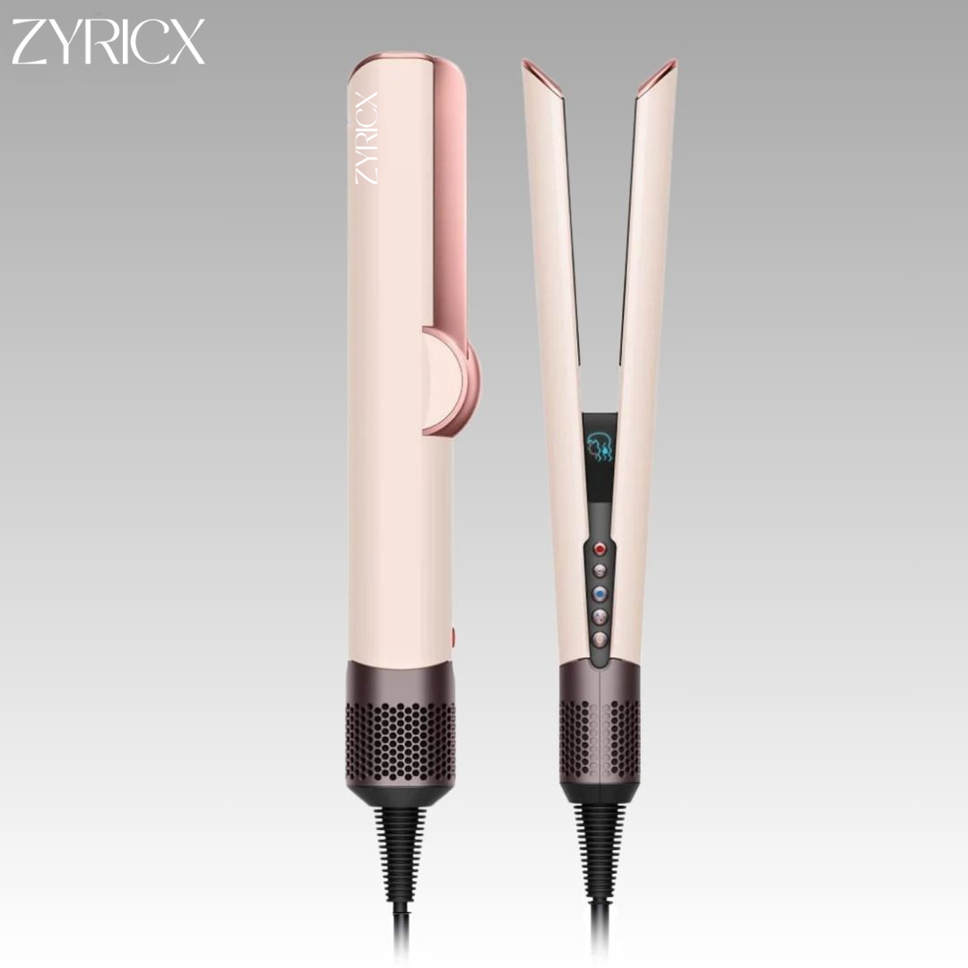 Zyricx™ LissAir – Lisseur 2-en-1 avec fonction séchage & technologie ionique