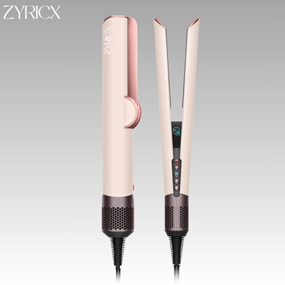 Zyricx™ LissAir – Lisseur 2-en-1 avec fonction séchage & technologie ionique