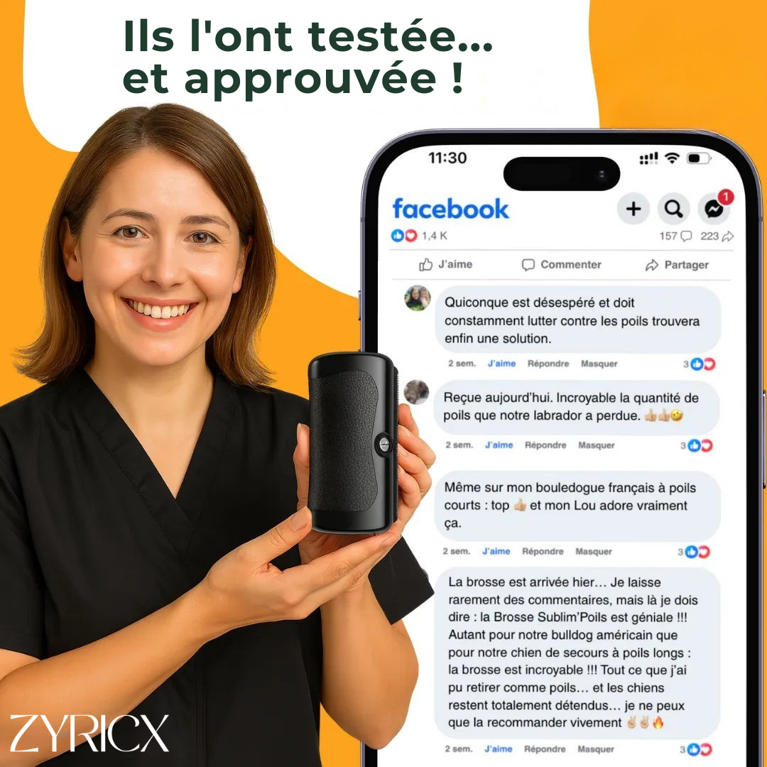 Brosse Sublim’Poils Zyricx