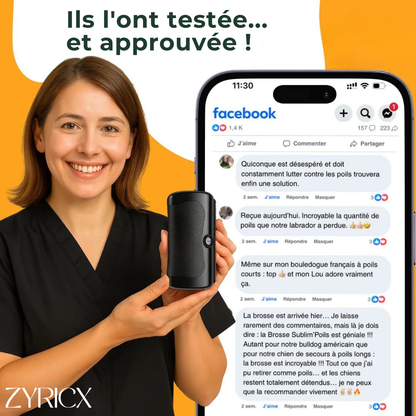 Brosse Sublim’Poils Zyricx