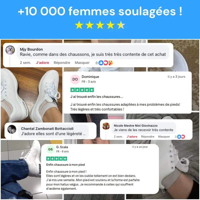 Zyricx™ - Baskets à confort orthopédique