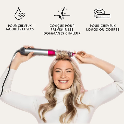 ZYRICX™ – Brosse Coiffante Multistyles 5 en 1 Pro