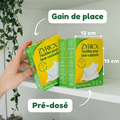 Feuilles Lave-Vaisselle Éco Zyricx™