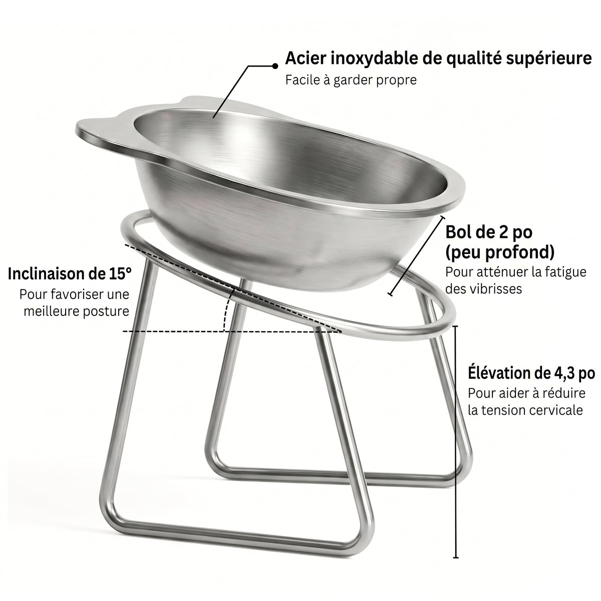 Bol Orthopédique Surélevé Zyricx™