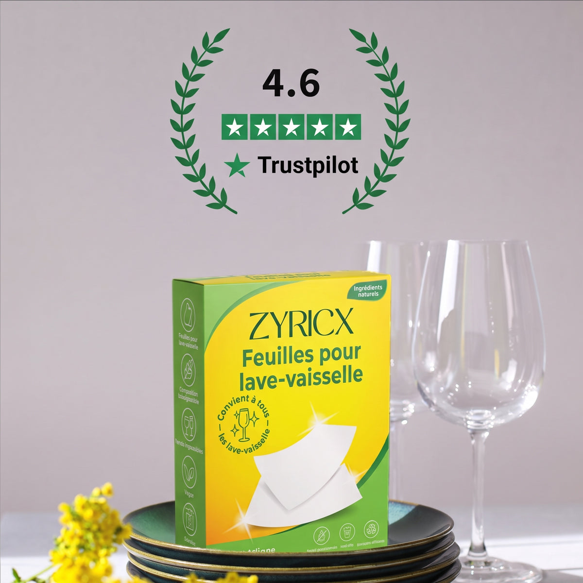 Feuilles Lave-Vaisselle Éco Zyricx™