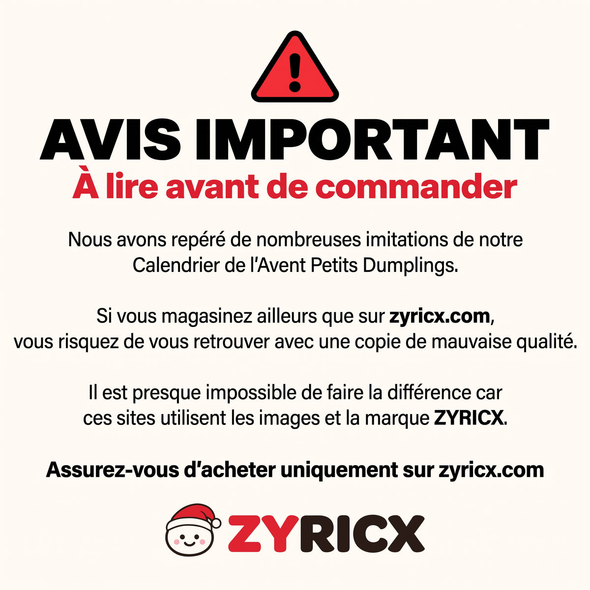 Calendrier de l'Avent Squishy Dumplings Zyricx™