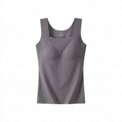 Débardeur avec soutien-gorge intégré et maintien frontal