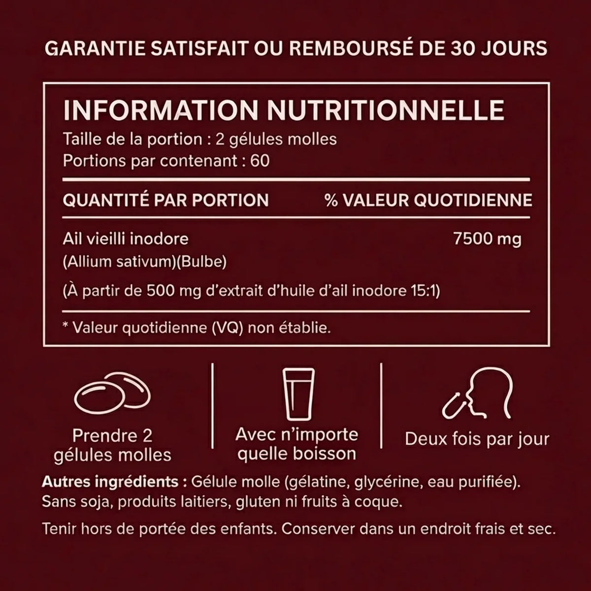 Extrait Naturel d'Ail Vieilli — Tension, Cholestérol & Bien-être global