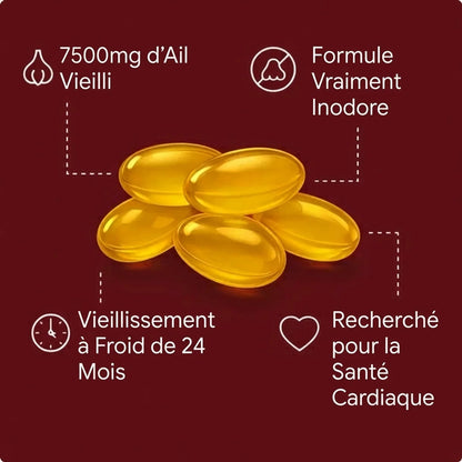 Extrait Naturel d'Ail Vieilli — Tension, Cholestérol & Bien-être global