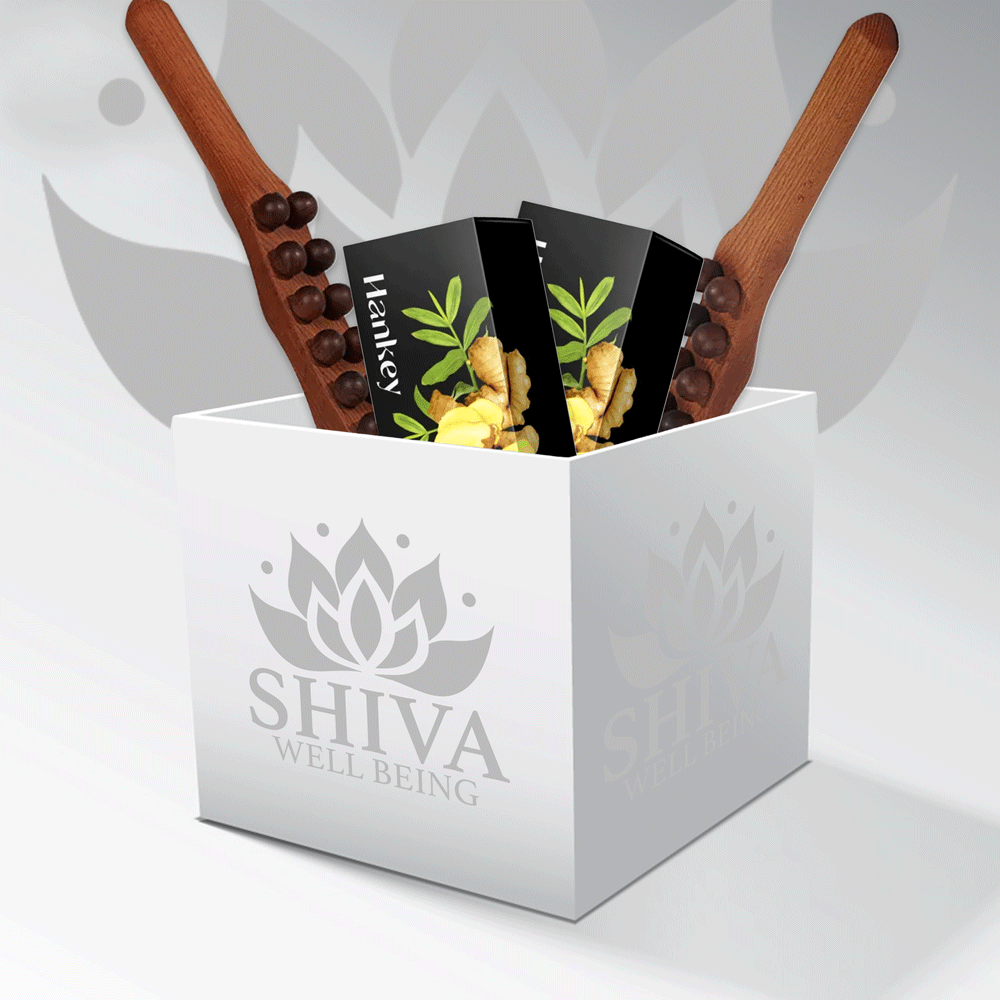 BodyRoller™ - Bâton de thérapie Gua Sha en bois