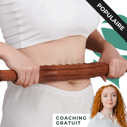 BodyRoller™ - Bâton de thérapie Gua Sha en bois