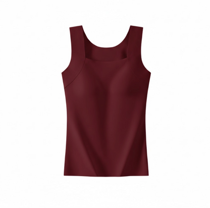 Débardeur avec soutien-gorge intégré et maintien frontal