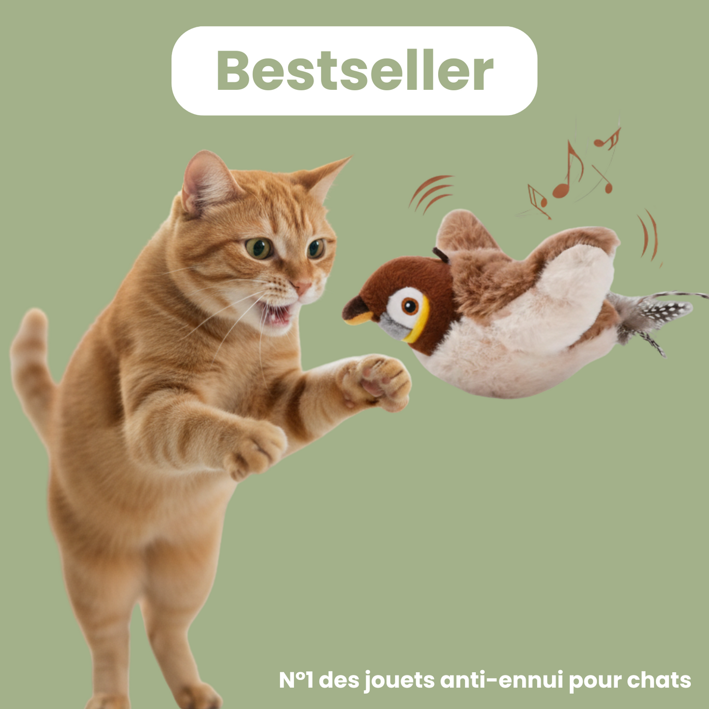 FlyBird — Jouet interactif pour chat