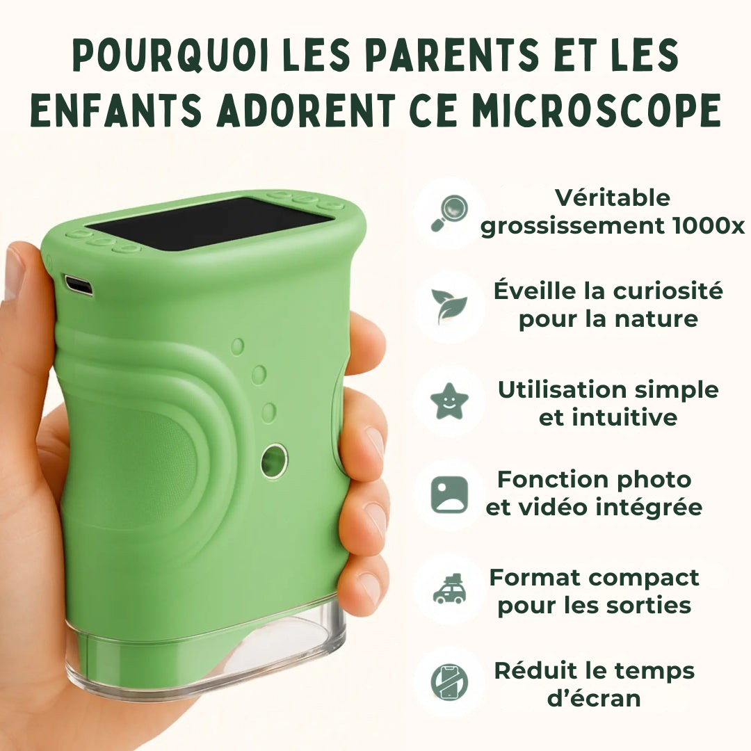Microscope d’aventure® pour enfants