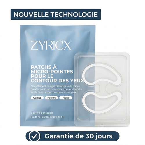 Patchs à micro-pointes pour le contour des yeux