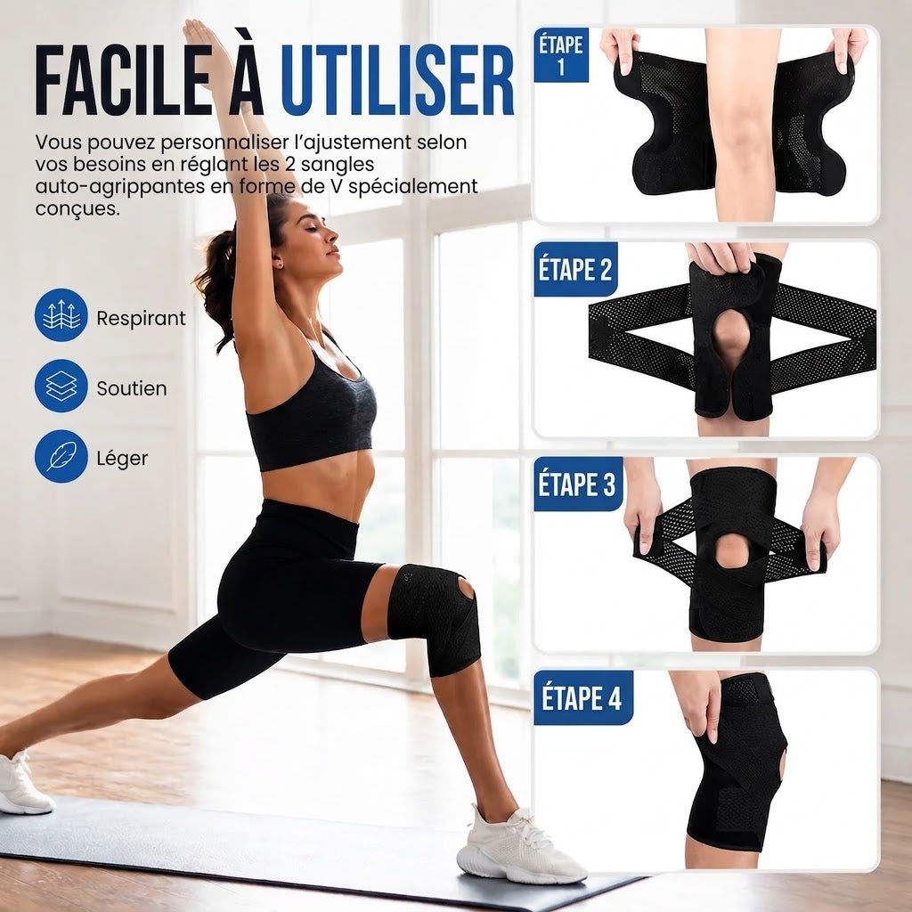Support Genou Stabilisant - Zyricx™