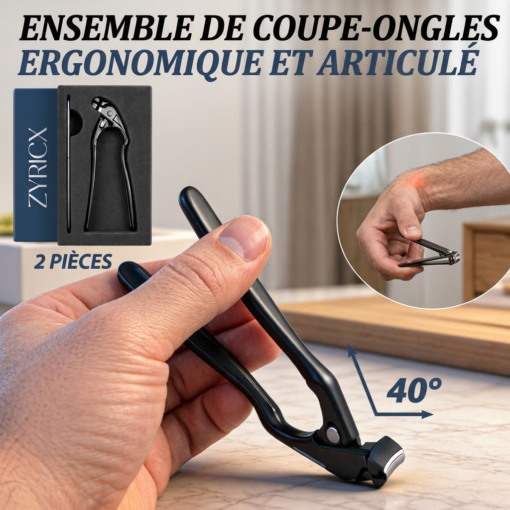 Coupe-ongles ergonomique articulé