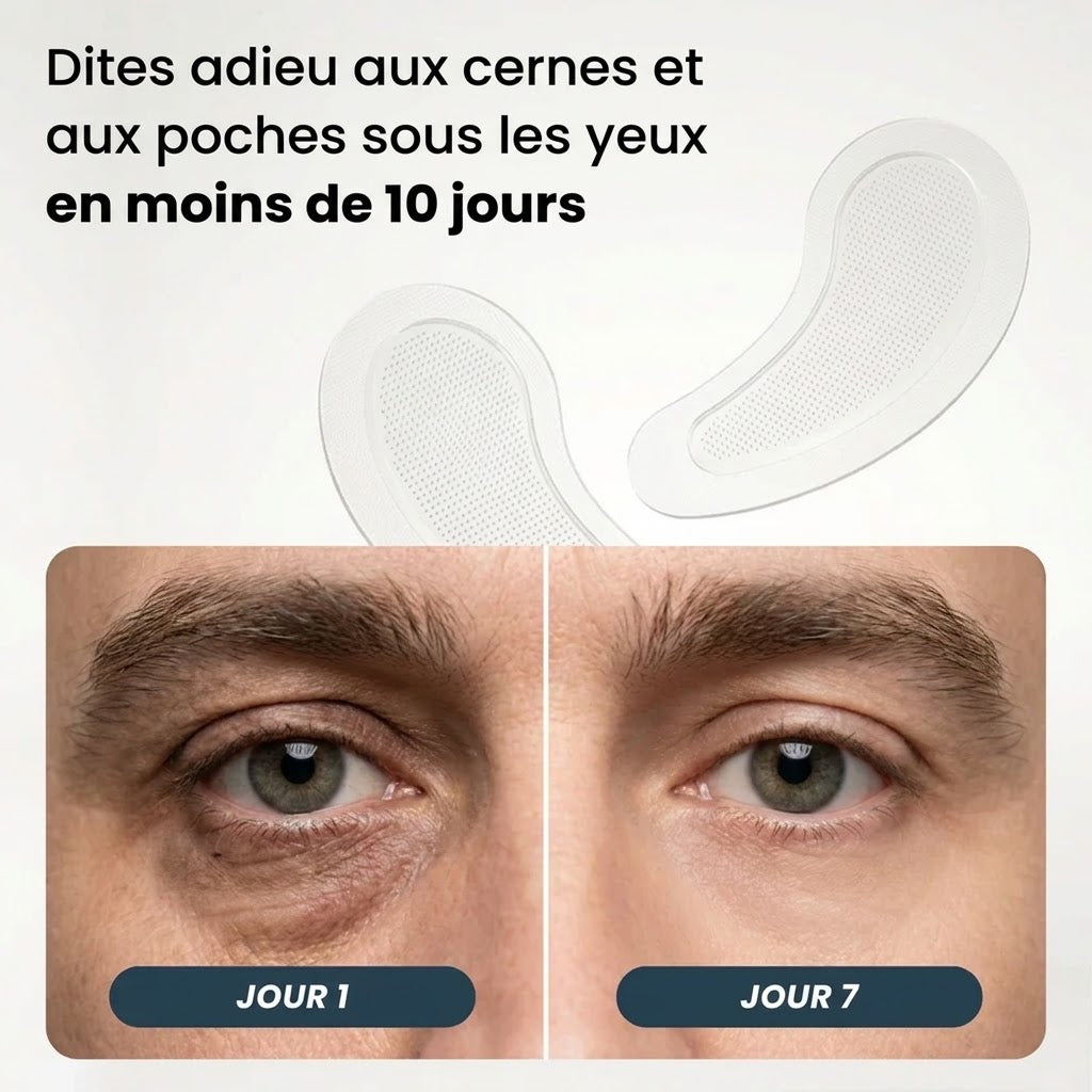 Patchs à micro-pointes pour le contour des yeux