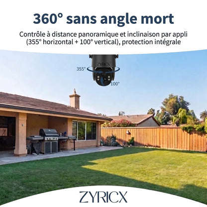 Caméra Extérieure Solaire 4G – Sans Wi-Fi