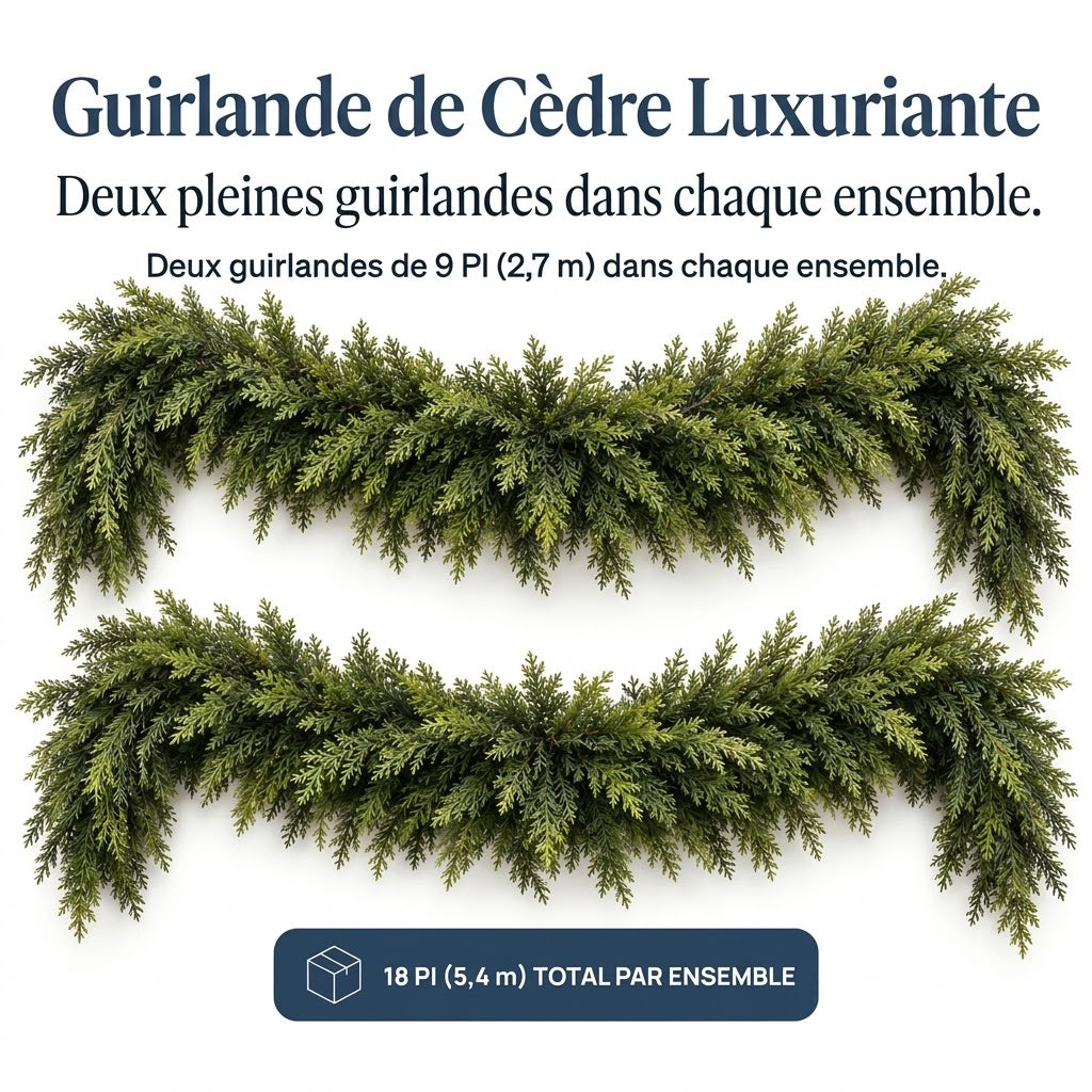 Guirlande de Cèdre Luxuriante