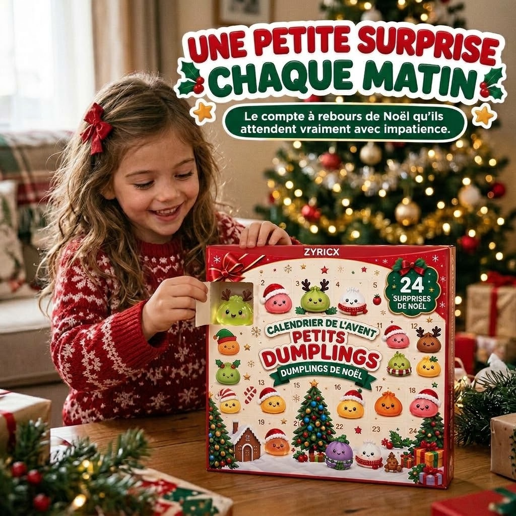 Calendrier de l'Avent Squishy Dumplings Zyricx