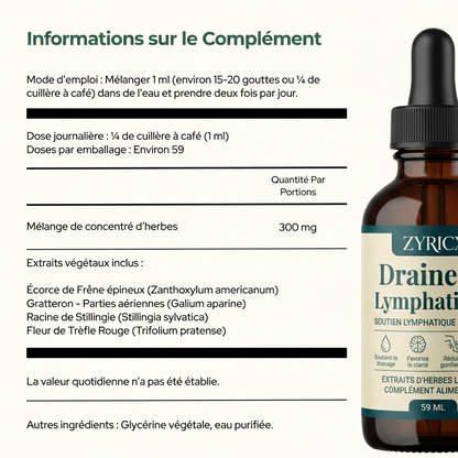 Gouttes de bien-être pour le drainage lymphatique