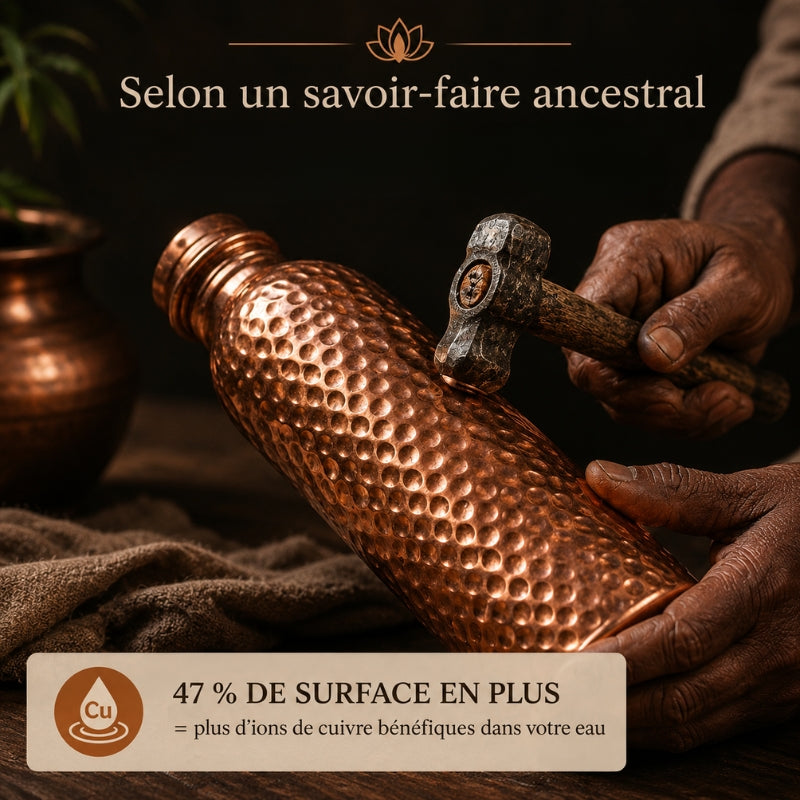 Gourde en Cuivre | L’Eau Purifiée Naturellement, Sans Plastique