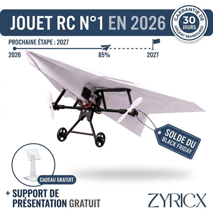 Le premier avion téléguidé en vrai papier