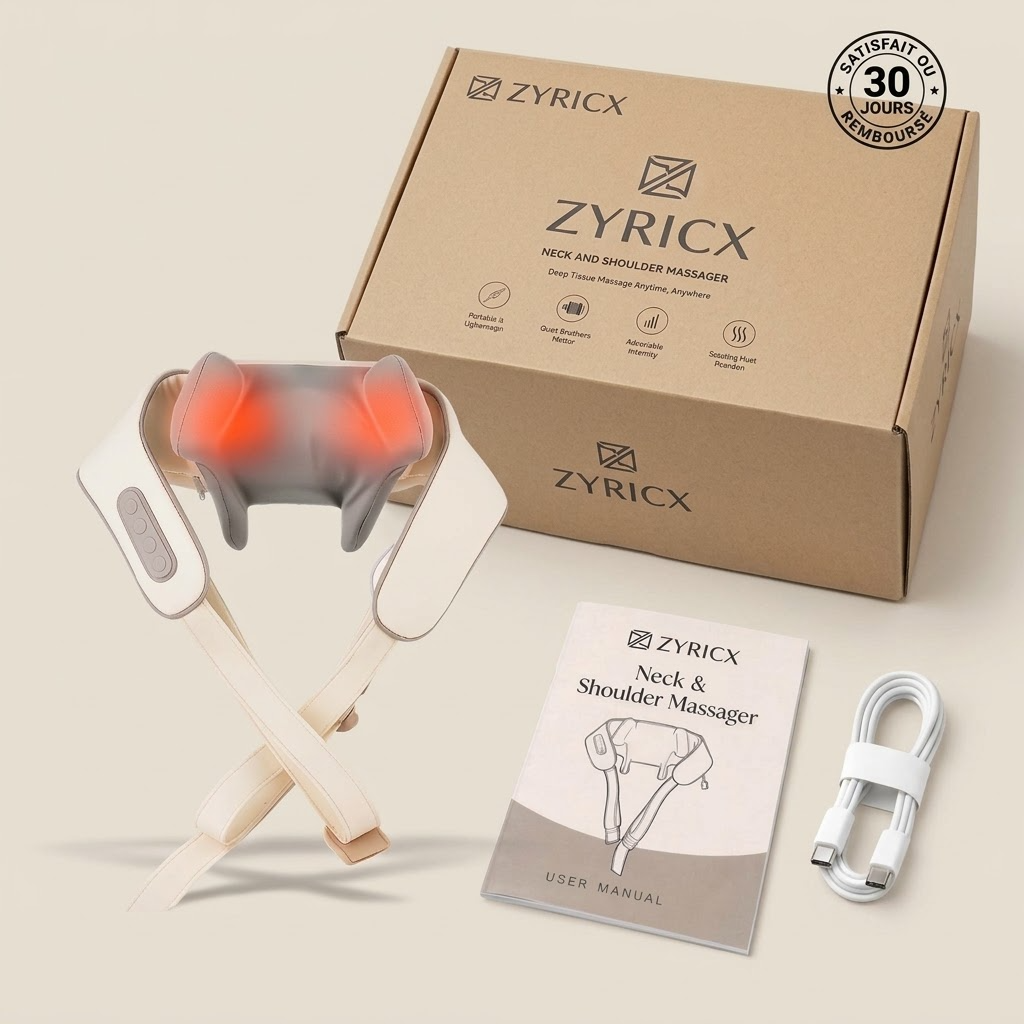 Masseur cou et épaules Zyricx – beige