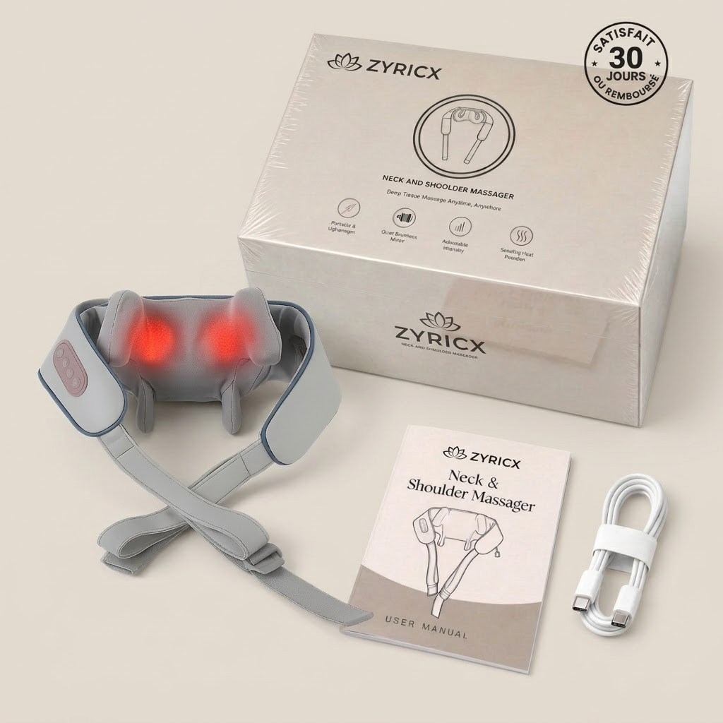 Masseur cou et épaules Zyricx – gris